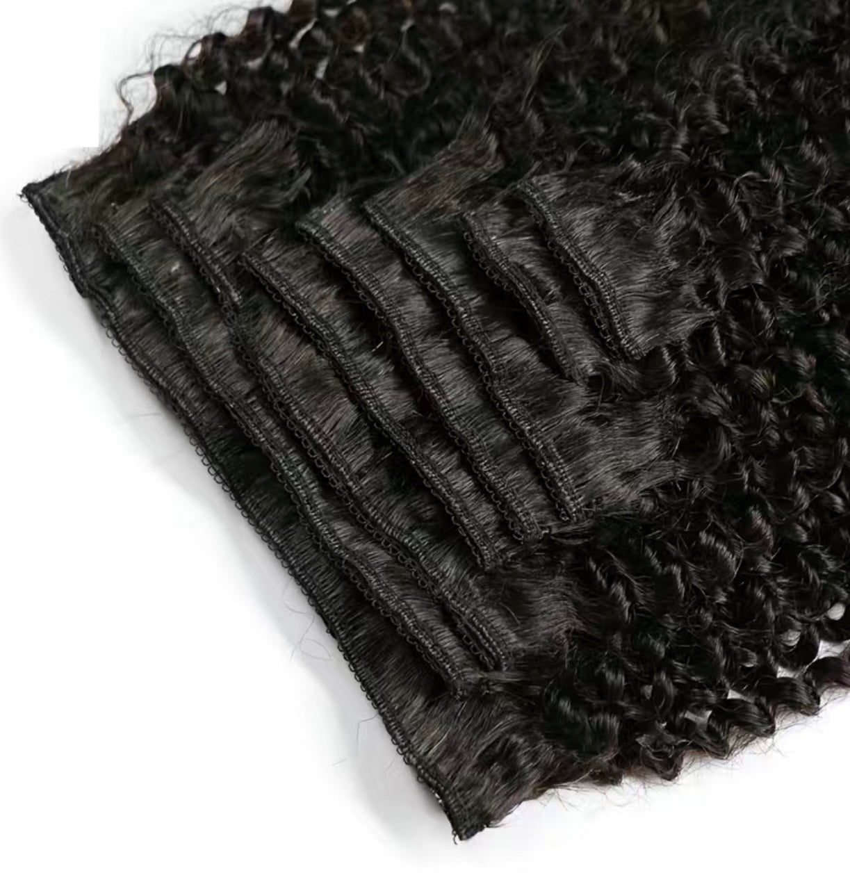 Cairo Curly Clip Ins 1b ONLY